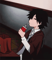 Anime Boy Eating Food