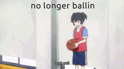Anime Boy No Longer Ballin GIF