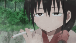 Anime Boy Sensei Smoking GIF
