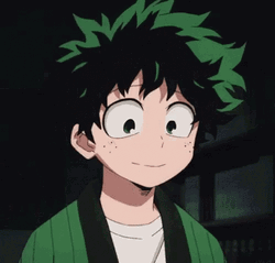 Anime Boy Smiling Izuku