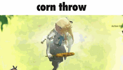 Anime Character Cornhole Throw GIF