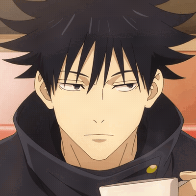 Anime Character Holding Cup of Coffee