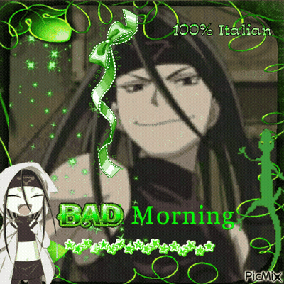 Anime Character Saying Bad Morning GIF