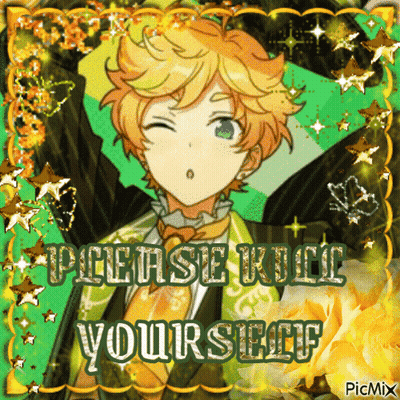 Anime Character Saying Please Kill Yourself GIF