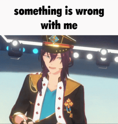 Anime Character Saying Something Is Wrong With Me GIF