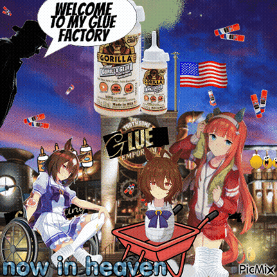 Anime Characters And Gorilla Glue Welcome To Heaven GIF