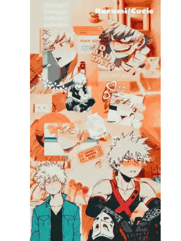 Anime Characters Collage Harumi Cusie Sticker
