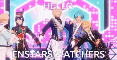Anime Characters Dancing Hello Enstars Watchers GIF
