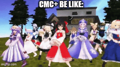 Anime Characters Dancing In Front Of A Building CMC + Be Like GIF