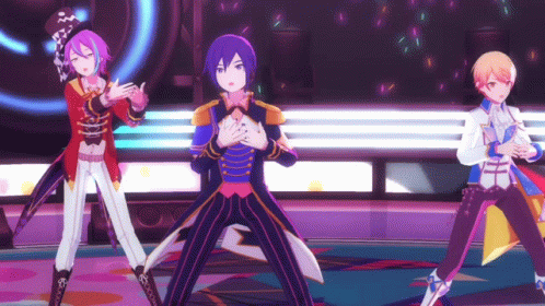 Anime Characters Dancing on Stage