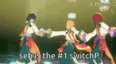 Anime Characters Dancing Seb #1 Switch P GIF