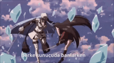 Anime Characters Fighting Berke Sunucuda Banlarken GIF