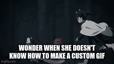 Anime Characters Fighting With Blue Sword GIF
