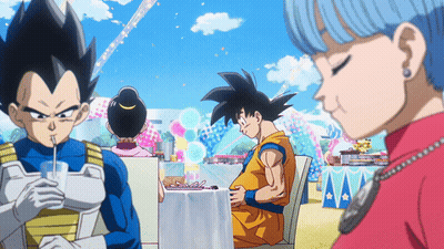 Anime Characters Gathering Around Table GIF