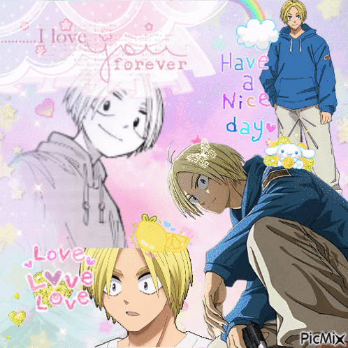 Anime Characters Have A Nice Day GIF