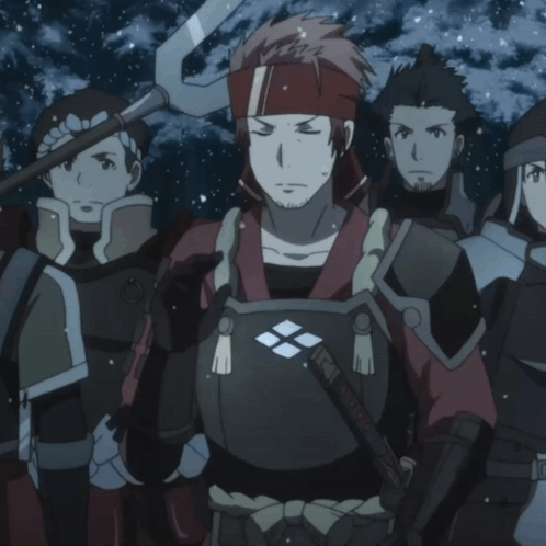 Anime Characters, One Holding Sword GIF
