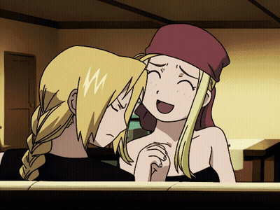 Anime Characters One With M On Head GIF
