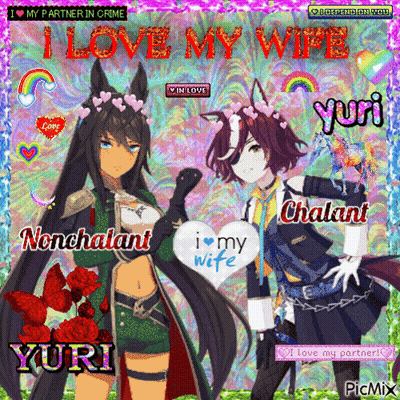 Anime Characters Saying I Love My Wife GIF
