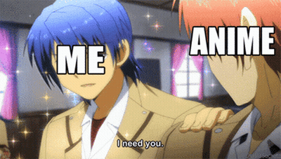 Anime Characters Saying Me I Need You GIF