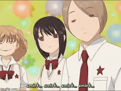 Anime Characters Smirking GIF