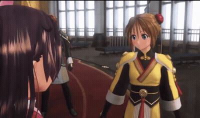 Anime Characters Standing Together GIF