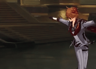 Anime Characters Standing Together GIF