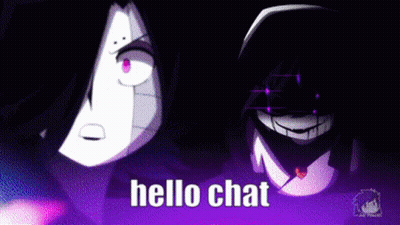 Anime Characters Standing Together With Blue Hat Letter O GIF