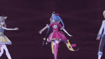 Anime Characters Standing Together GIF