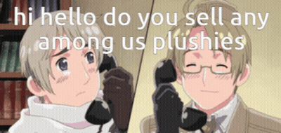 Anime Characters Talking On Phone GIF