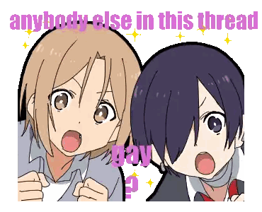 Anime Characters Thread Question Sticker