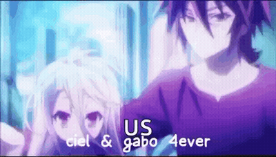 Anime Characters Us Ciel & Gabo 4Ever GIF
