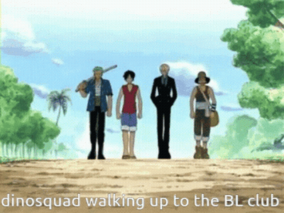 Anime Characters Walking Up to BL Club