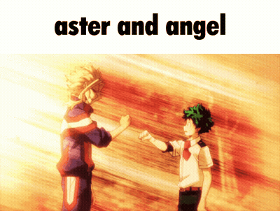 Anime Characters With Aster And Angel GIF