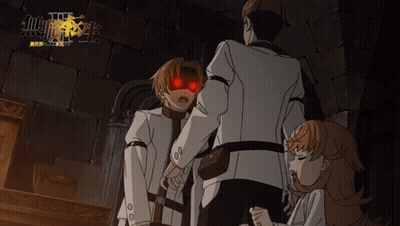 Anime Characters With Chinese Writing GIF
