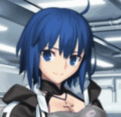 Anime Characters With Colorful Hair And Eyes GIF
