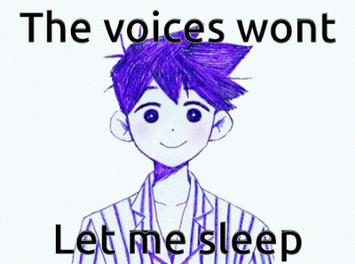 Anime Characters With Voices Won't Let Me Sleep GIF