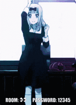  Anime Chika Dance Room Password GIF