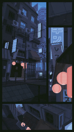 Anime City GIF