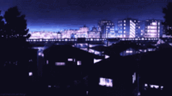 Anime City GIF