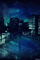 Anime City GIF