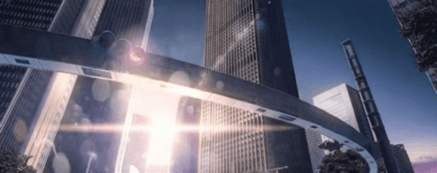 Anime City Time Lapse GIF