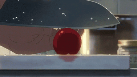 Anime Cooking Cutting Tomato And Pickles GIF