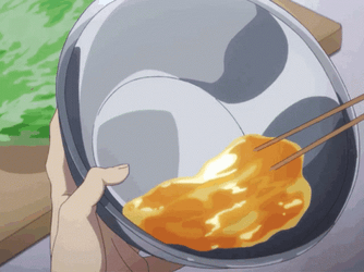 Anime Cooking Egg Whisking GIF
