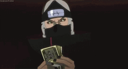 Anime Counting Money Cash Naruto GIF