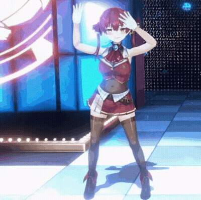 Anime Couple Holding Hands On Track GIF