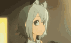 Anime Cute Face Caress GIF