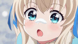 Anime Cute Misha Takanashi Smile Winter Snow GIF