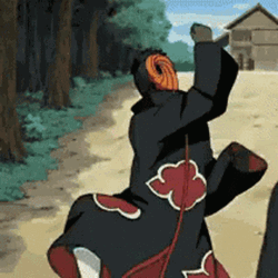Anime Dancing Tobi Naruto Shippuden GIF
