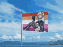 Anime Death Note Misa Amane Flag  GIF