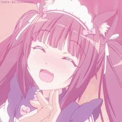 Anime Discord Pfp Neko Pink GIF